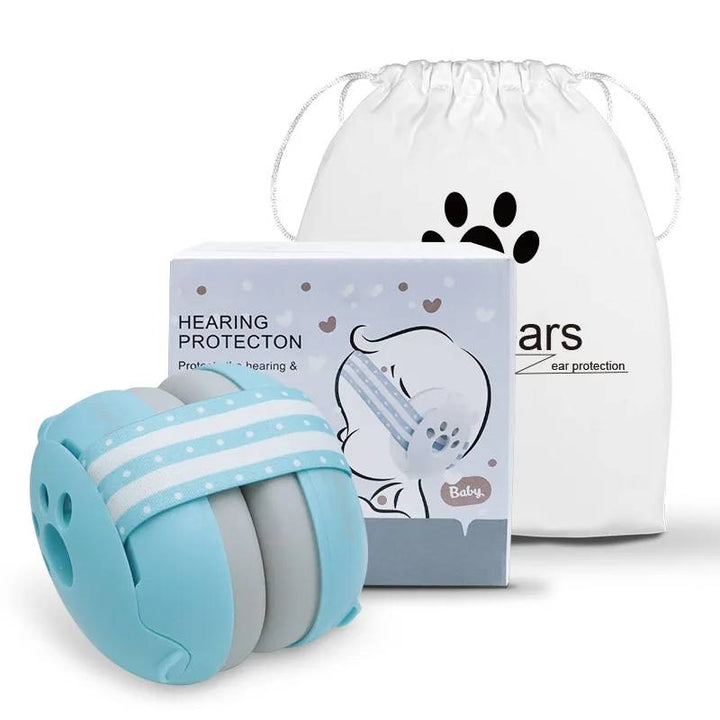 Baby noise cancelling earmuffs for infant safety. Gentle hearing protection for quiet time & sensitive ears.