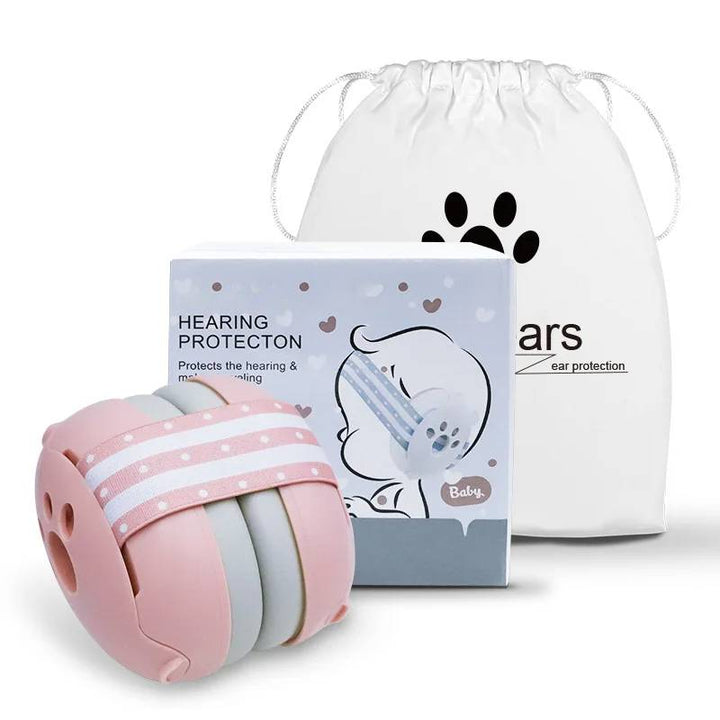 Comfortable baby noise cancelling earmuffs, perfect for protecting infant & toddler sensitive ears from loud sounds.