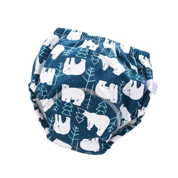 Adjustable eco-friendly cotton swim nappy for toddlers & babies, perfect for potty training and pool time.