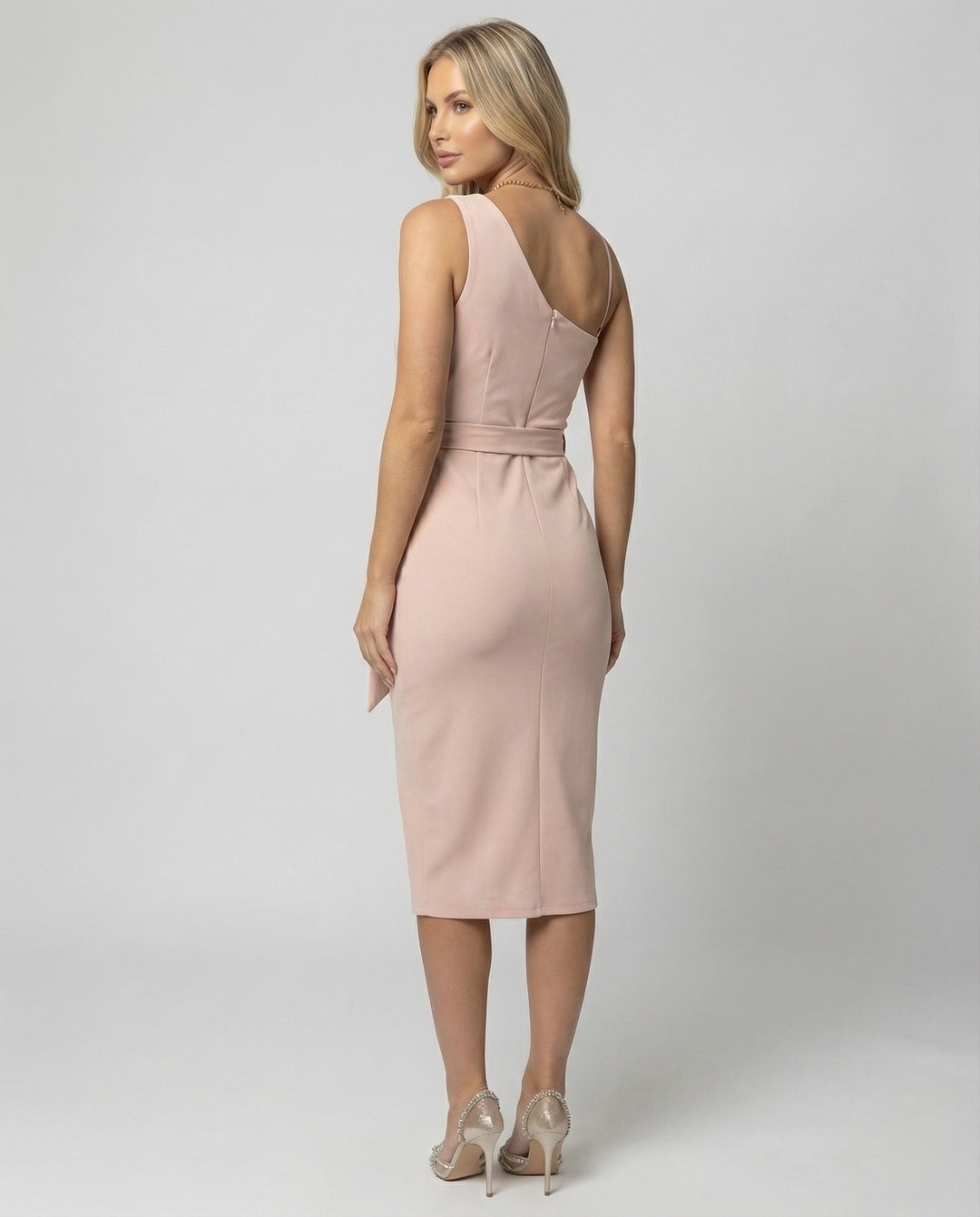 Statement women's sequined bodycon dress, designed with a chic one-shoulder. Perfect for parties and special nights out.