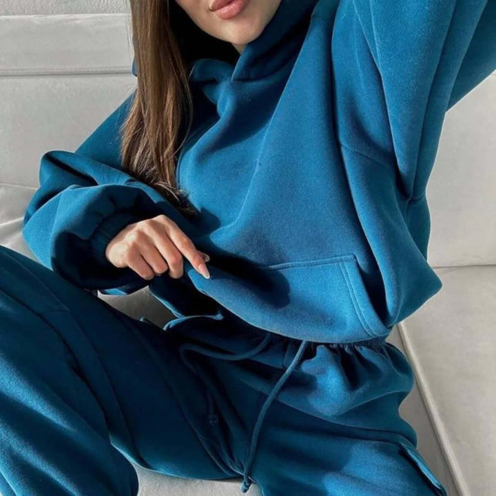 Women's Relaxed Fit Hoodie and Jogger Set