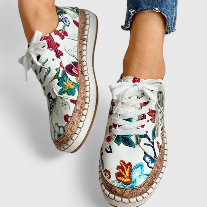 Supportive women's orthopedic walking footwear, designed for foot health & pain relief.