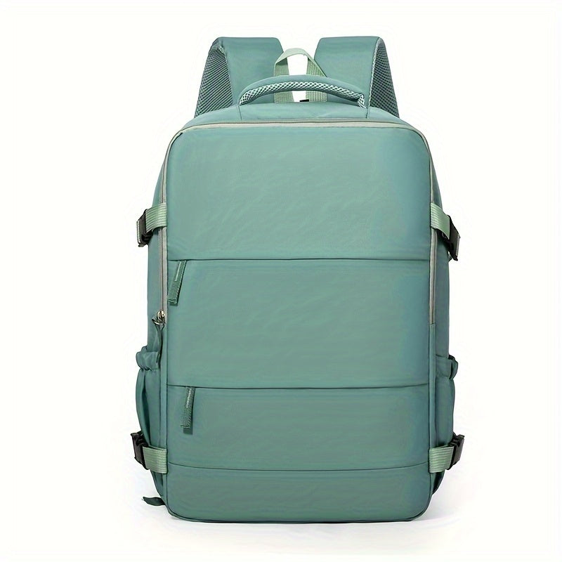 Unisex travel backpack with 180° opening for easy, organized packing on weekend trips.