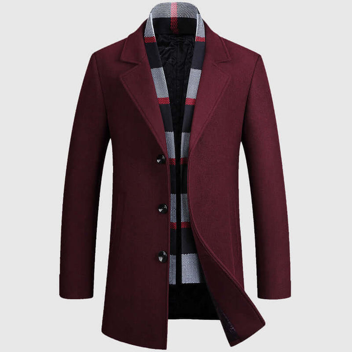 Men's Shawl Collar Coat