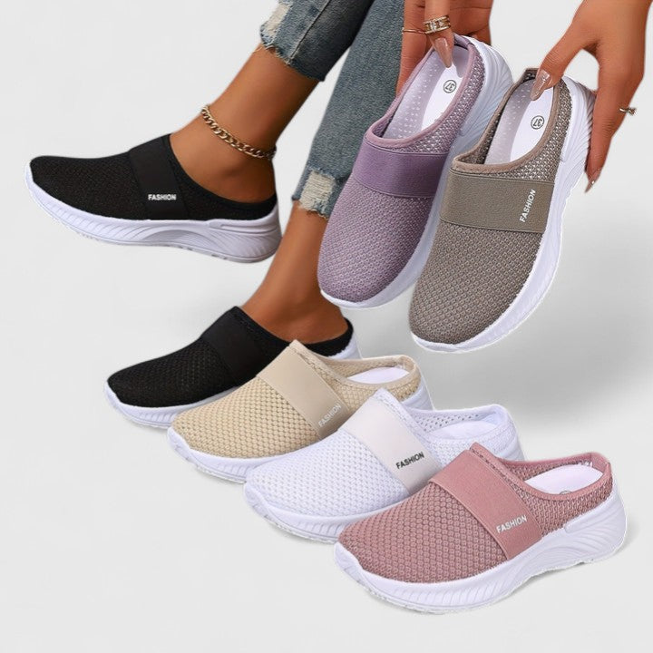 Pain relief women's sneakers with orthopaedic features for ultimate comfort.