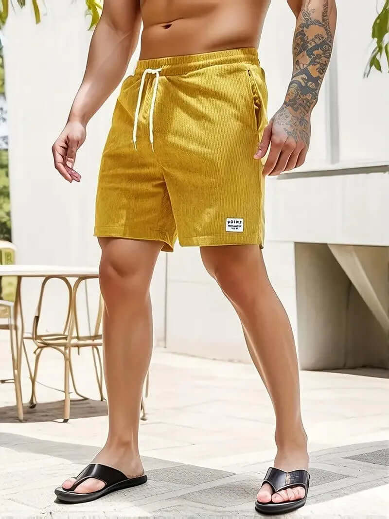 Men's Lightweight Casual Shorts with Drawstring