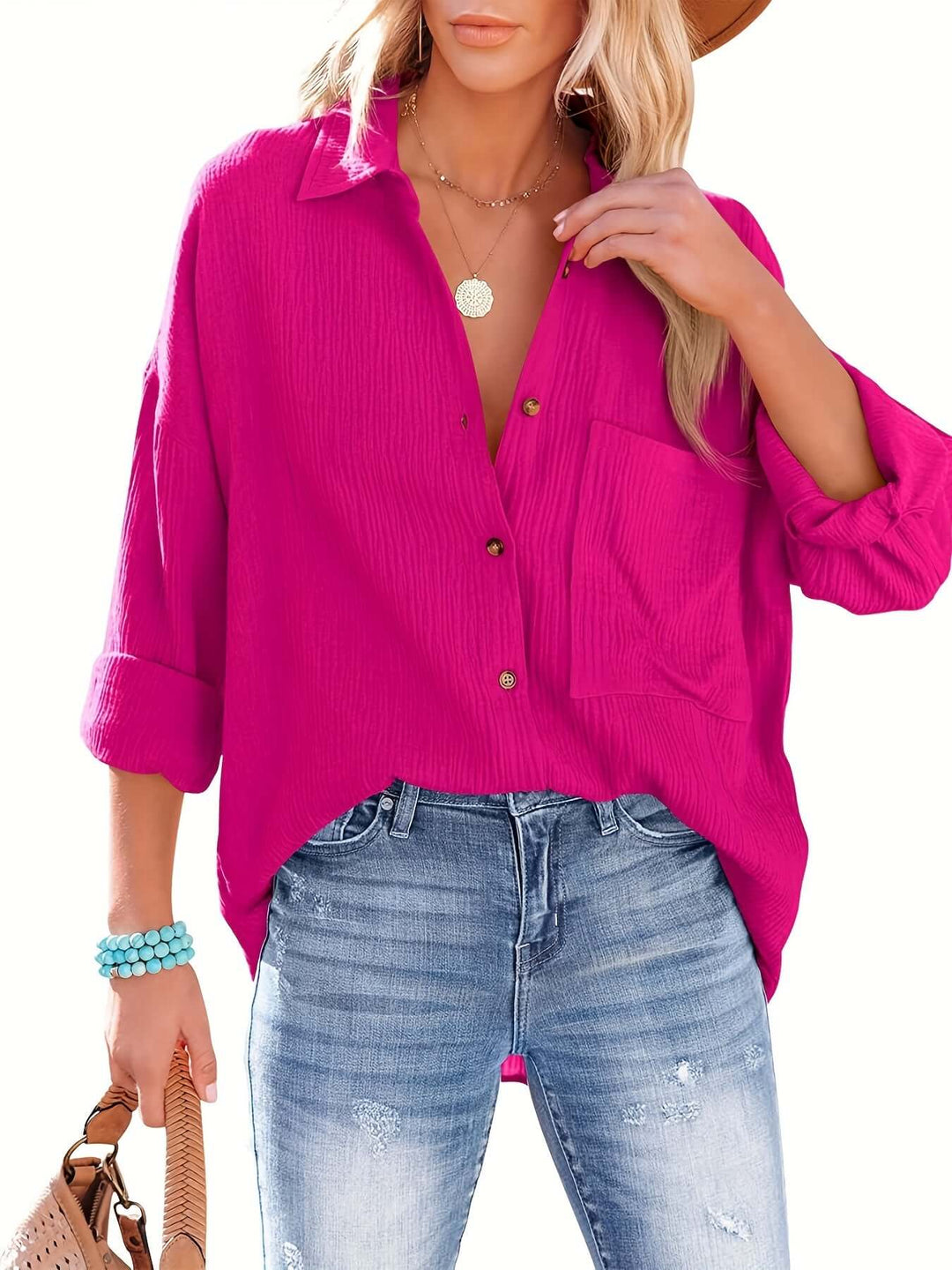 Women's Relaxed Fit Long Sleeve Shirt
