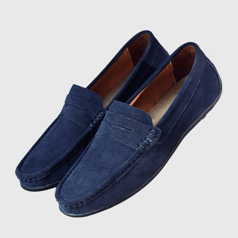Durable sole of women's orthopedic loafers, ensuring stability & support for comfortable walking.