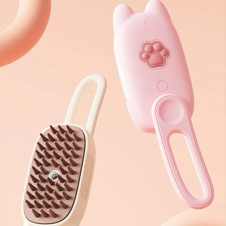 Ergonomic electric scalp massager with cute cat ears. Perfect for unwinding, stimulating scalp & personal care.