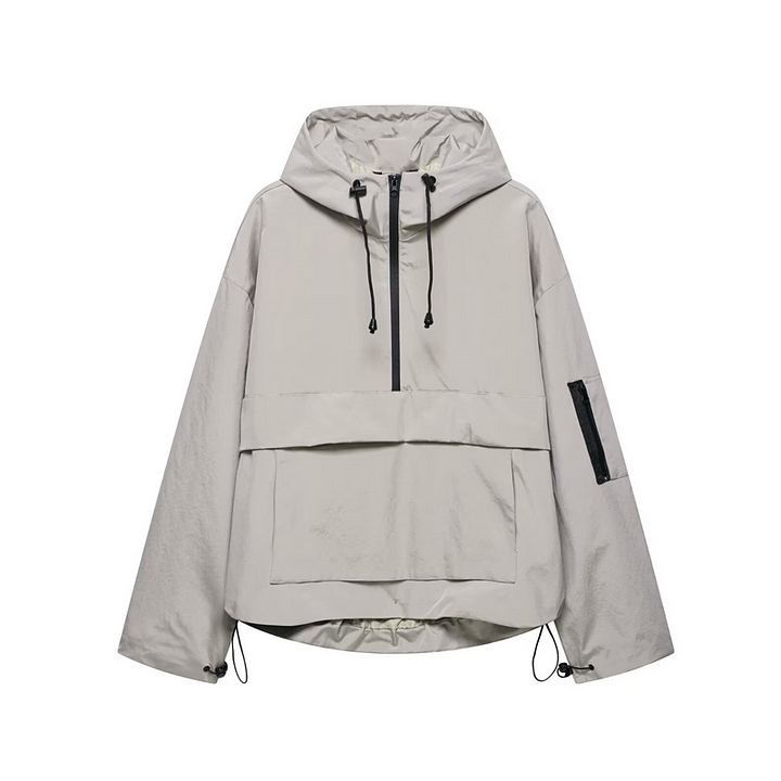 Versatile ladies' outerwear: a stylish, waterproof 3-in-1 jacket for all outdoor activities.