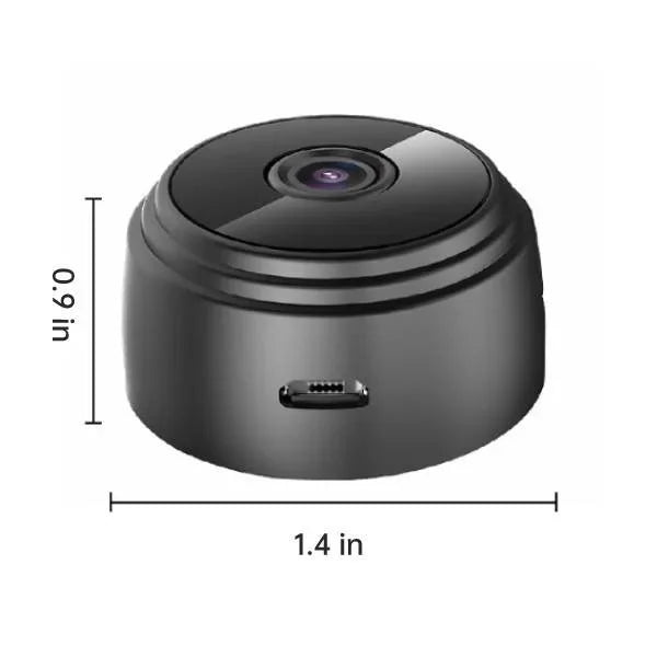 "Black HD wireless backup camera for RVs, trucks, trailers with night vision, waterproof design, perfect for safe reversing."