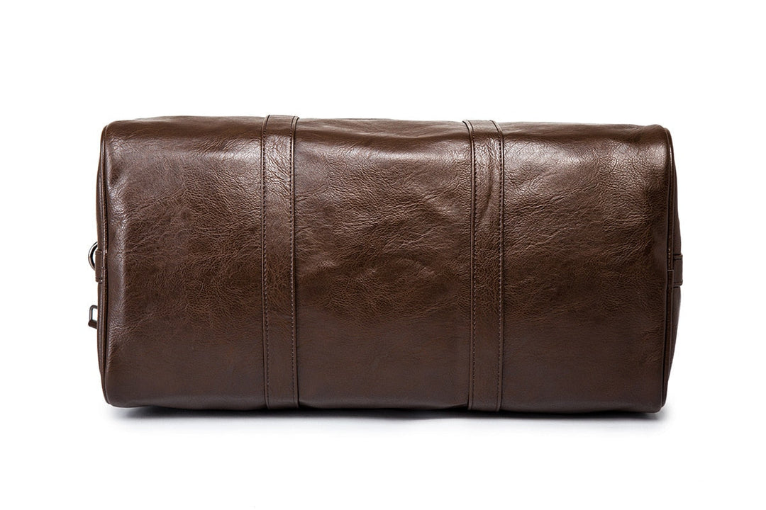 Lightweight black carry-on duffel bag. Classic design for the modern traveler.