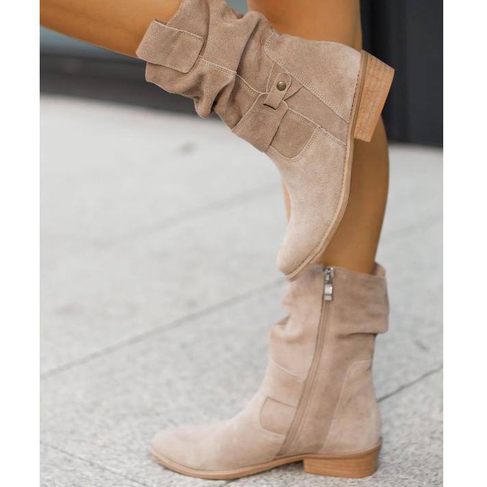 Black Alexis ankle boots for women, designed with orthopedic arch support & a convenient zip closure.
