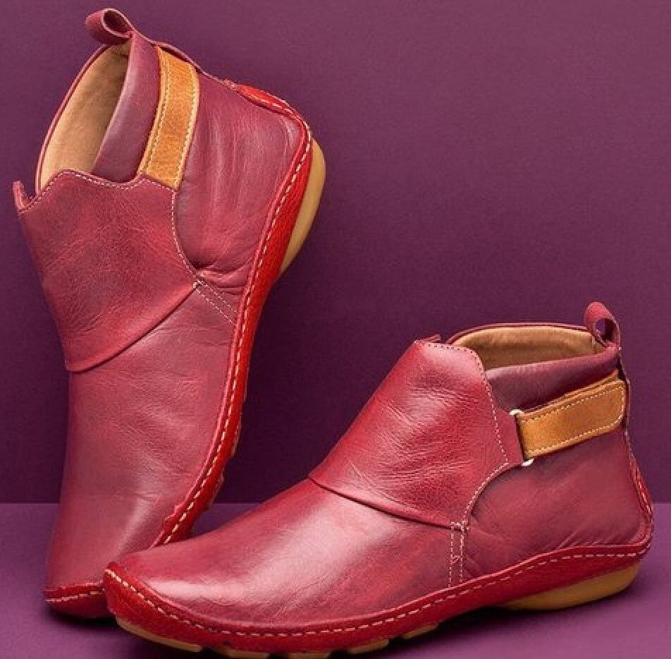 Women's orthopaedic ankle boots for superior comfort, support, and pain relief. Ideal for fall & winter.