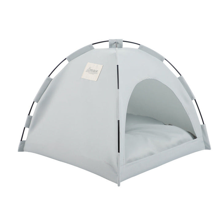 Comfortable cooling cat tent, a breathable pet bed hideaway. Perfect cat furniture for a cozy, shaded retreat.