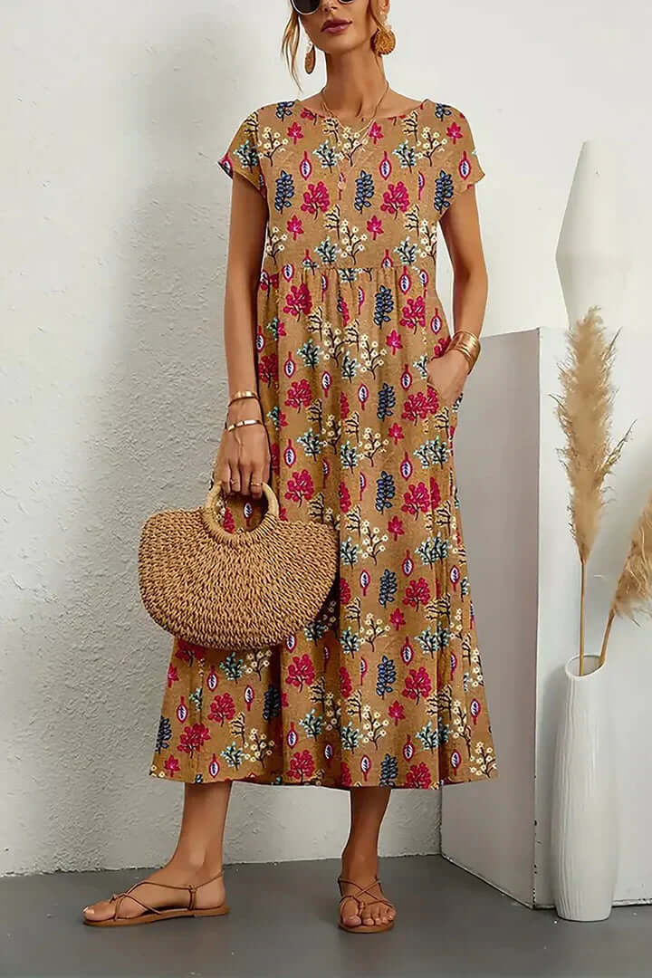 Women's Elegant Printed Summer Dress