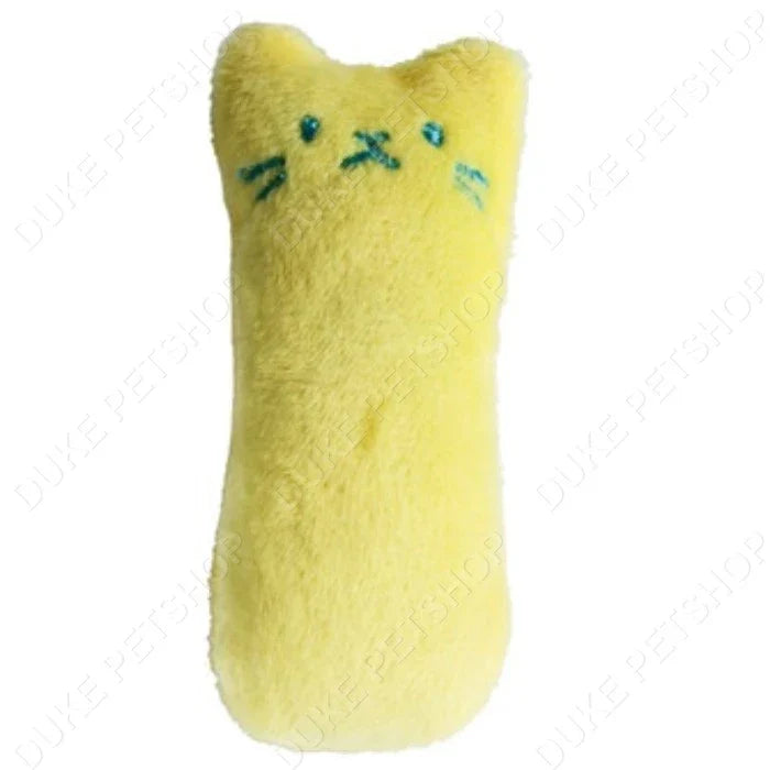 Feline interactive catnip toy for dental play & grinding, with a durable design.