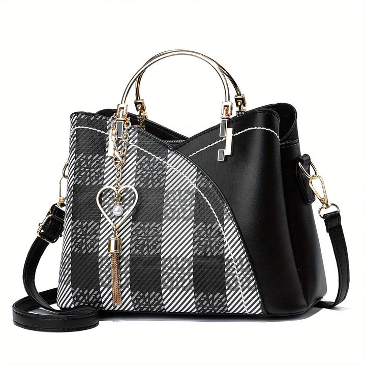 Cream-colored women's luxury leather handbag, a stylish everyday fashion statement.