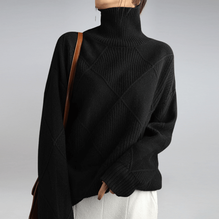 Women's Turtleneck Relaxed Fit Sweater