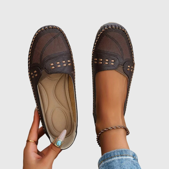 Easy slip-on women's loafers, orthopaedic casual shoes for daily comfort & foot health.