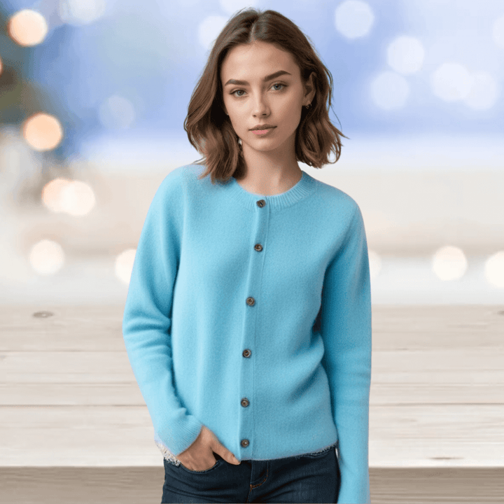 Women's Cardigan with V-Neck
