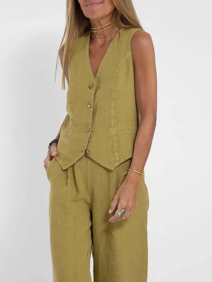 Women's Two-Piece Vest Set