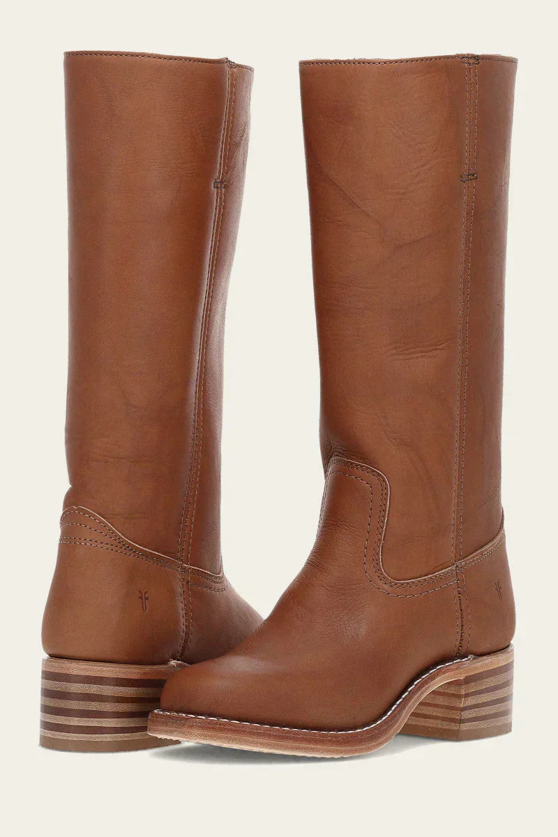Elegant women's classic western boots, pointed toe design, ideal for boho chic and festival fashion.