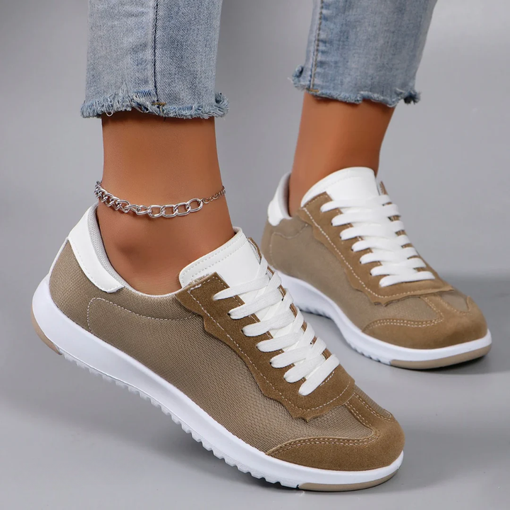 Stylish women's orthopedic shoes with anti-slip sole, offering versatile comfort & supportive design for casual wear.