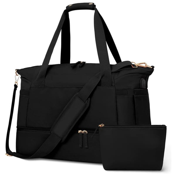 Women's versatile waterproof tote bag for travel & gym. Spacious shoulder carry, stylish design.