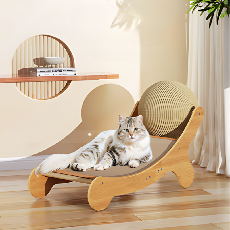 Cats' interactive sisal scratcher & play area, a durable pet toy for scratching, climbing & fun, protecting furniture.