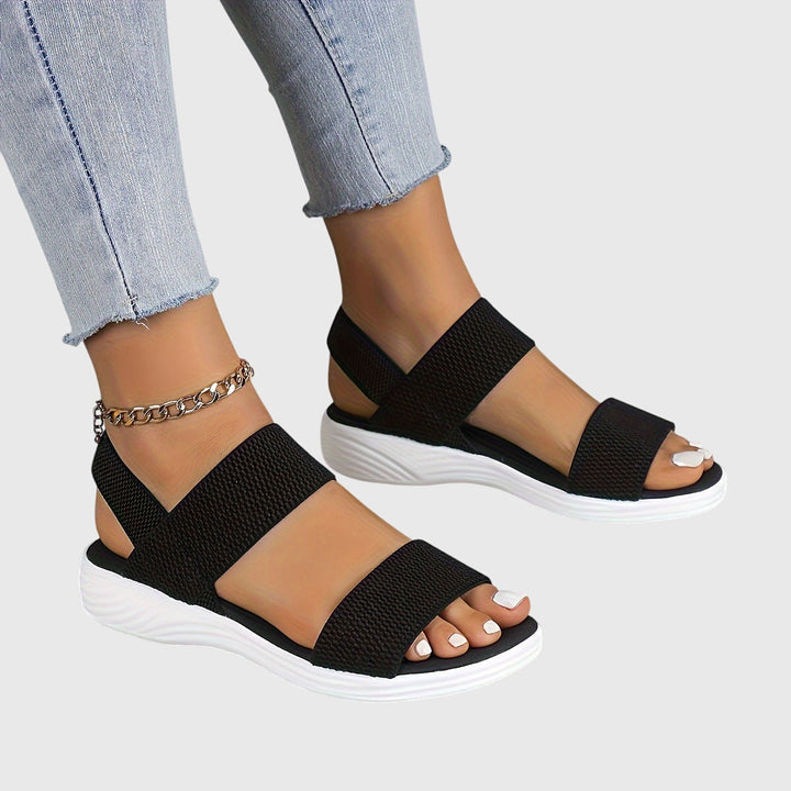 Elegant women's summer sandals, orthopedic design for superior arch support & comfort.