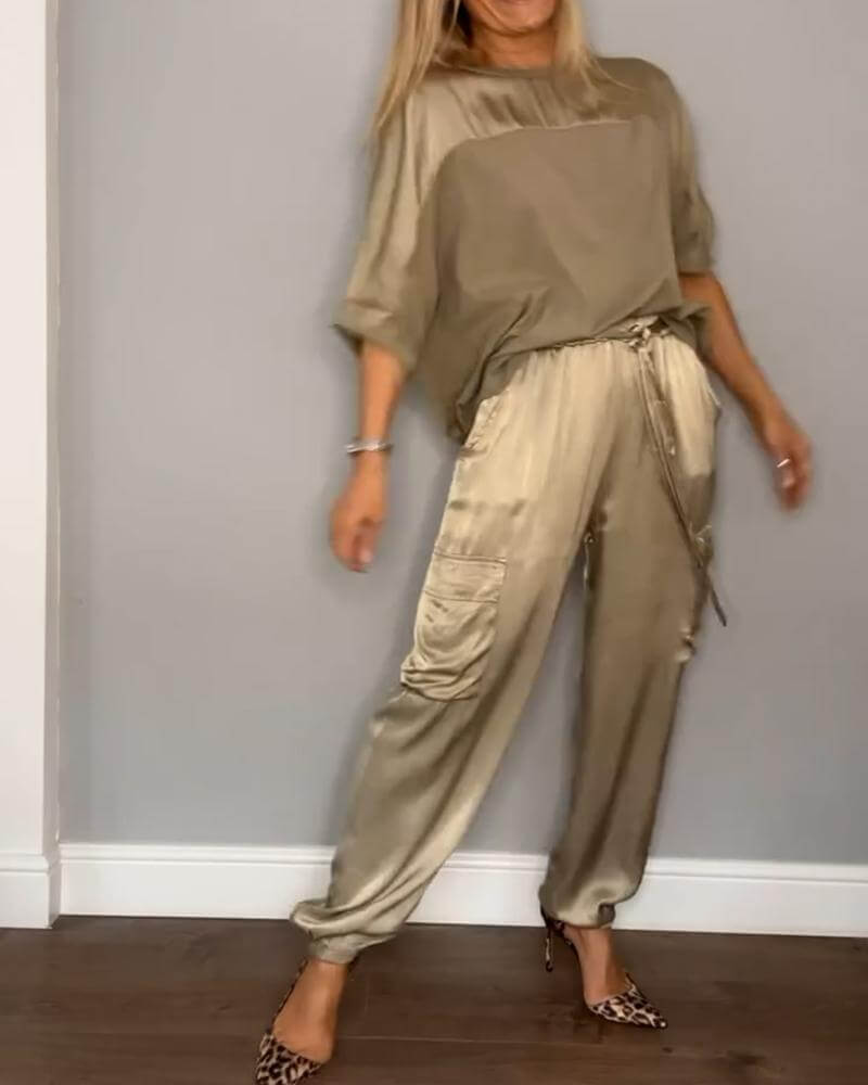 Women's Soft Two-Piece Loungewear Set
