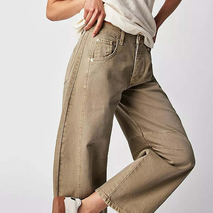 Women's High-Waisted Wide Leg Jeans