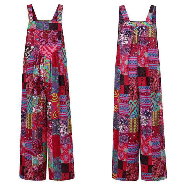 Women's Wide Leg Sleeveless Jumpsuit