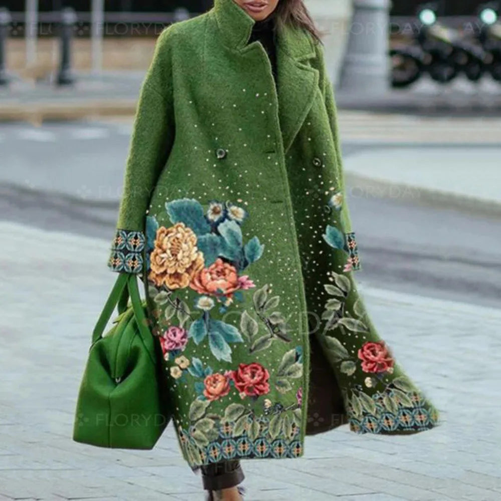 Long sleeve oversized coat, unisex, stylish and comfortable, a perfect fall winter staple.