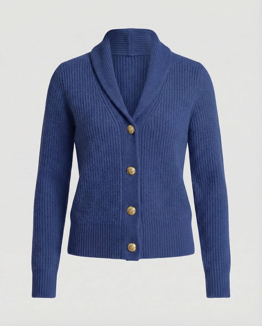 Stylish women's outerwear cardigan featuring a chic lapel collar, button front & long sleeves. Great for fashion layering.
