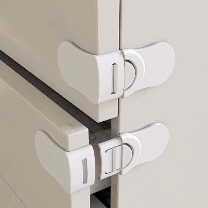 Infant safety cabinet lock ensures a secure home. Durable child proofing for peace of mind. Easy to use.