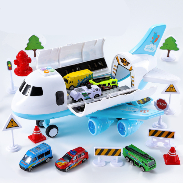Children's Adventure Plane Playset, a fun vehicle toy for kids' creative exploration and imaginative play.
