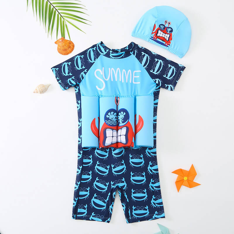 Children's life vest with strong buoyancy for learn-to-swim.