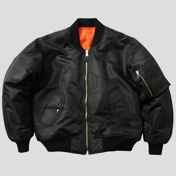 Chic classic bomber jacket. Unisex fit for timeless style, perfect for casual outings & versatile layering.