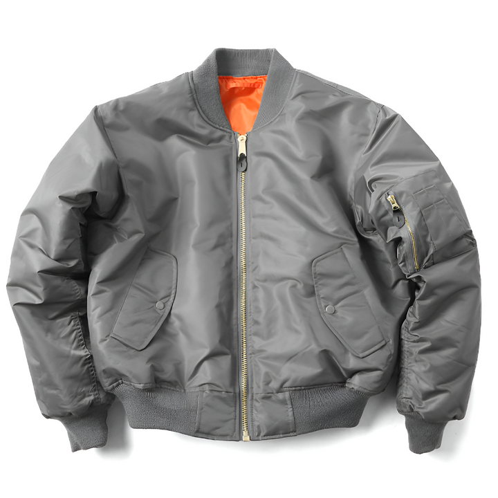Elegant unisex bomber jacket. A chic & versatile casual coat, perfect for modern layering & all seasons.