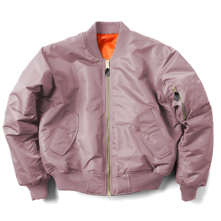 Unisex classic bomber jacket, offering a timeless casual style & comfort for all seasons. A wardrobe staple.