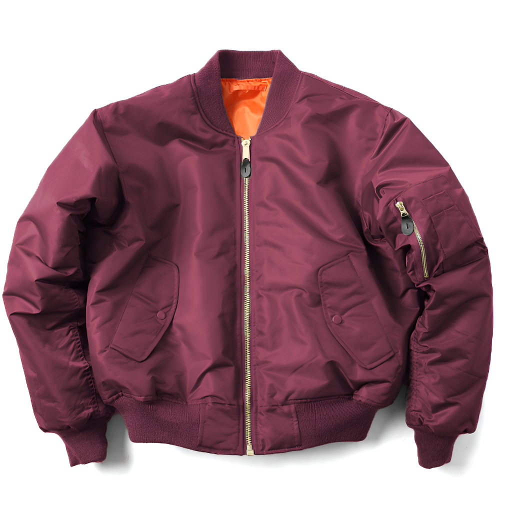 Modern classic bomber jacket. Unisex design, ideal as a stylish casual coat or versatile outerwear.