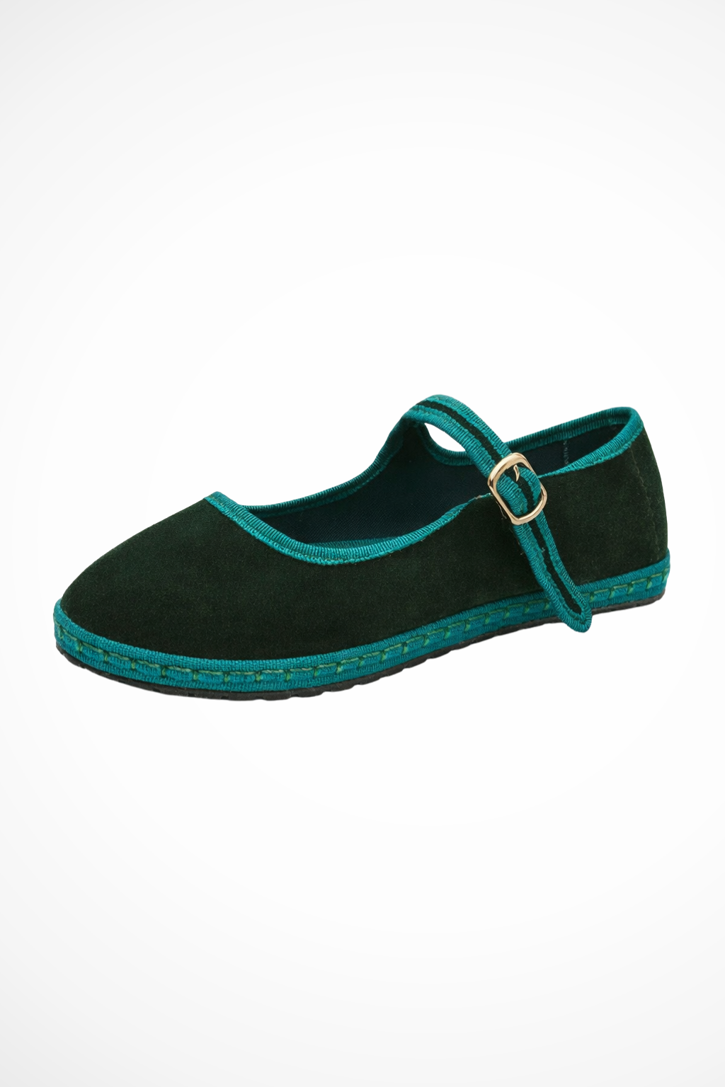 Modern black women's casual shoes. Mary Jane design, round toe, and fashionable buckle strap.