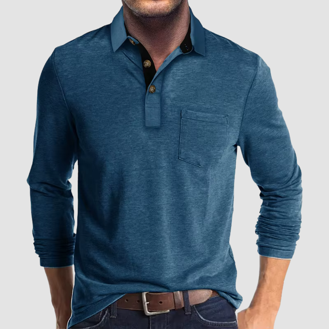 Versatile men's short sleeve polo shirt, smart casual for modern men's fashion.