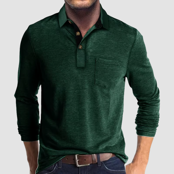 Colorful men's polo, classic fit, brings style & comfort to your daily outfits effortlessly.