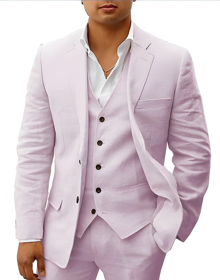 Event wear men's three-piece suit, a classic vest suit for any formal gathering or celebration.