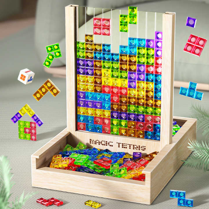 Classic wooden brain teaser puzzle for all ages. Sustainable educational logic game for problem-solving fun.