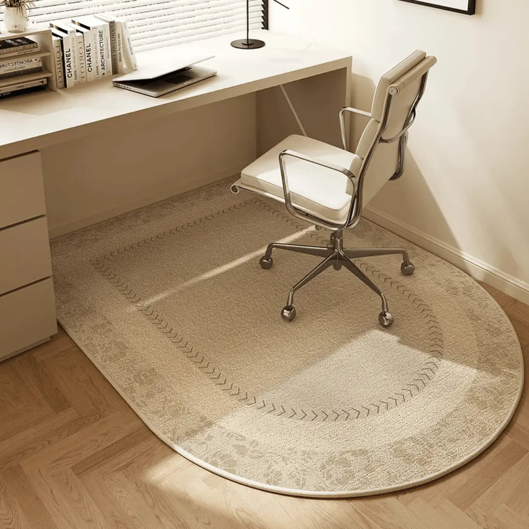 Durable office chair mat for gaming & home office. Non-slip floor protector prevents damage from rolling desk chairs.