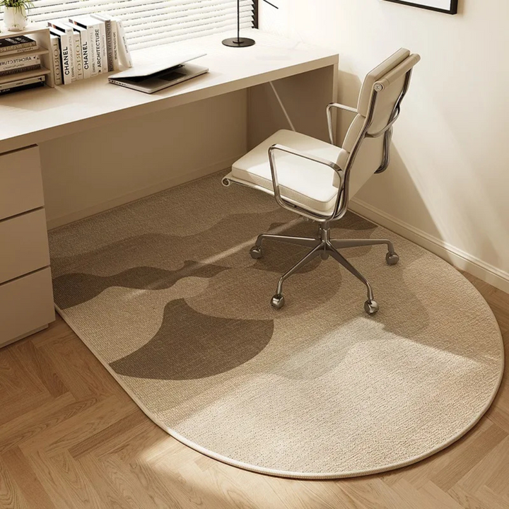 Versatile office chair mat with non-slip backing protects both hard floors & carpets. Ideal desk mat for rolling chairs.